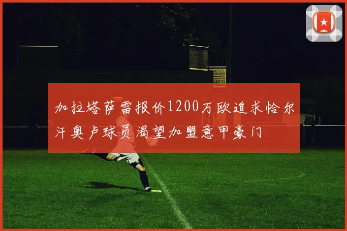 加拉塔萨雷报价1200万欧追求恰尔汗奥卢球员渴望加盟意甲豪门